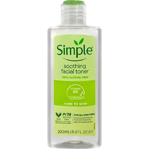 تونر سیمپل مدل Soothing حجم 200ml